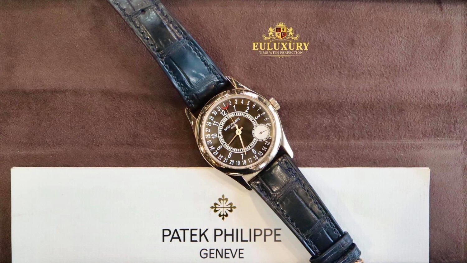  Đồng hồ Patek Philippe Calatrava Rose Gold 6000R-001