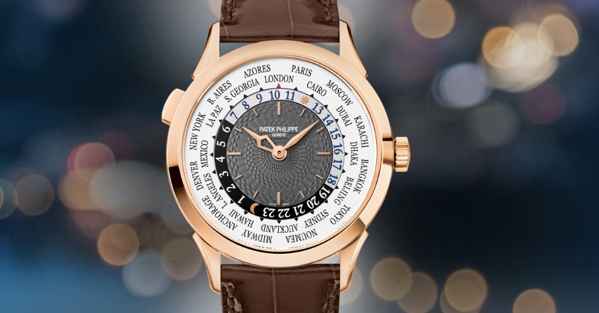  Đồng hồ Patek Philippe World Timer 5230R-001, 38.5MM