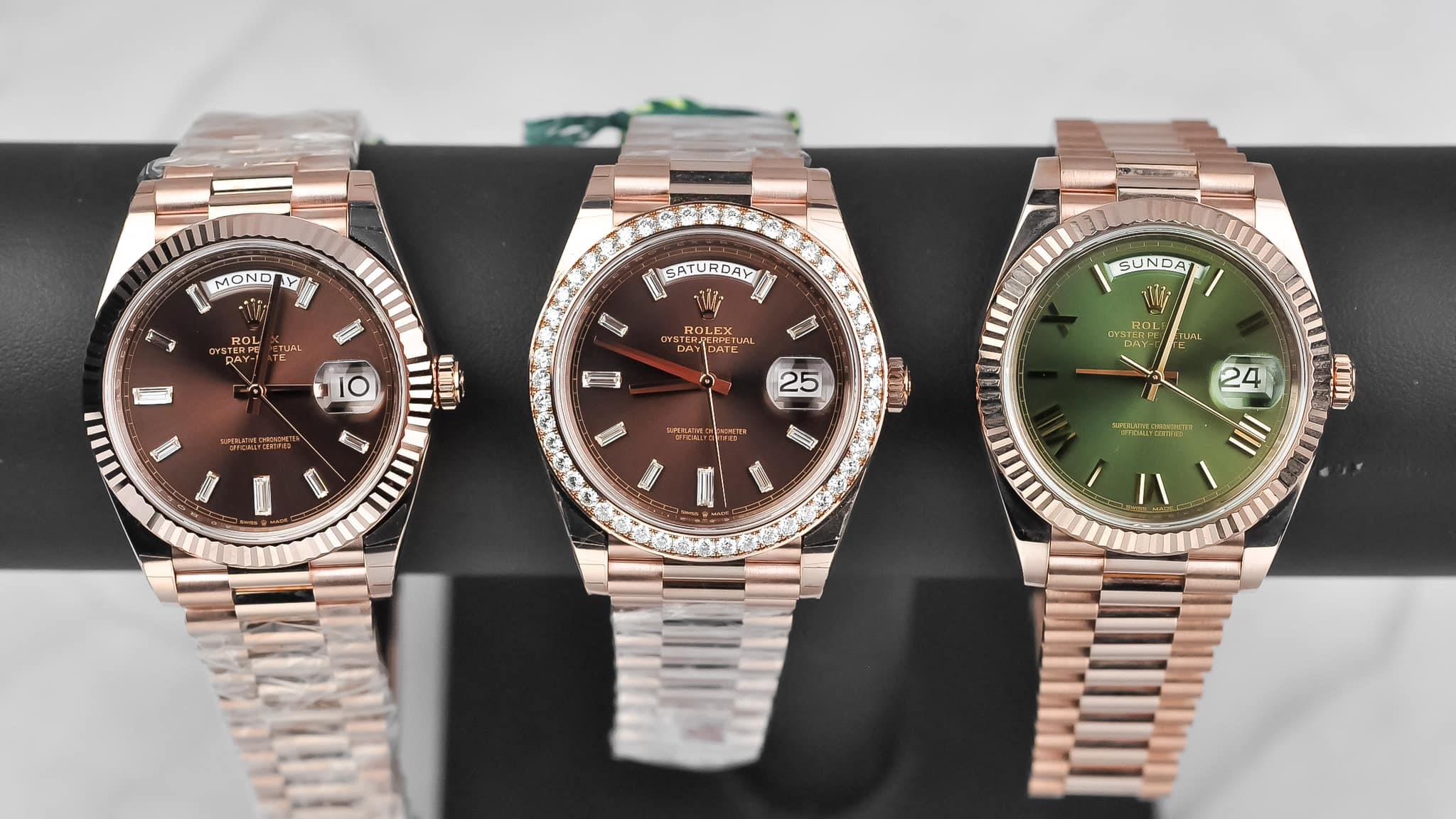  Tham khảo top sản phẩm đồng hồ Rolex Day Date vàng hồng đẹp mắt nhất 2022