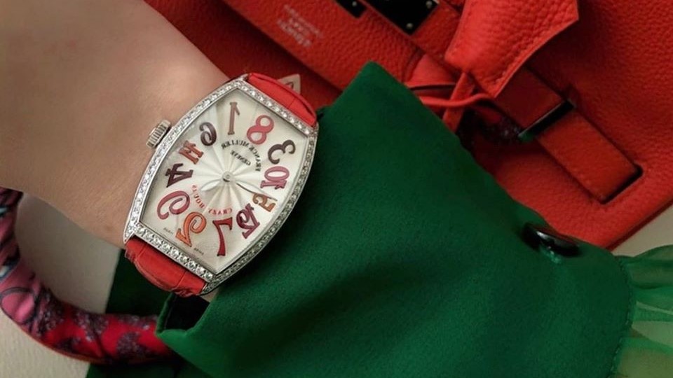  Khám phá BST đồng hồ Franck Muller full kim cương nữ