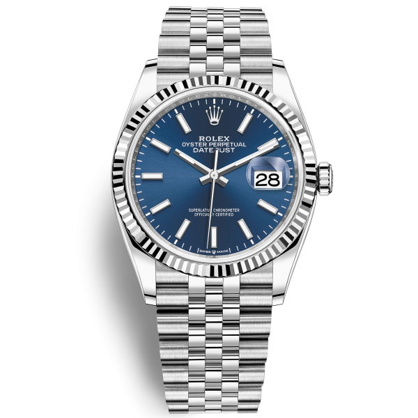 Đồng Hồ Rolex 126234 mặt số xanh cọc số phủ dạ quang