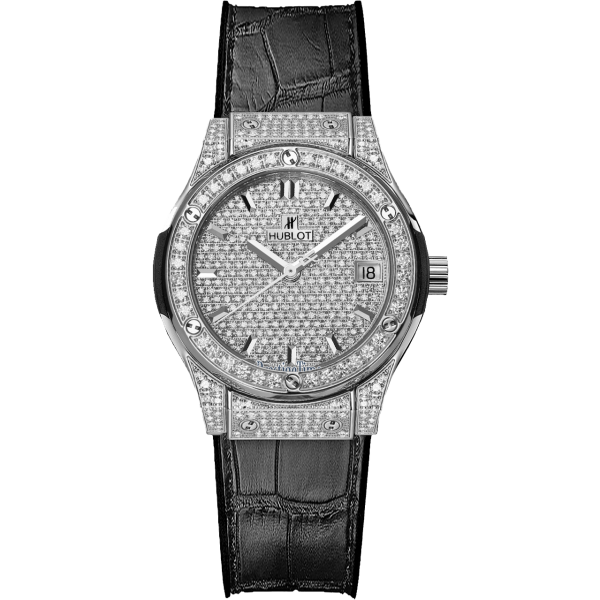 Hublot classic fusion full diamond best sale