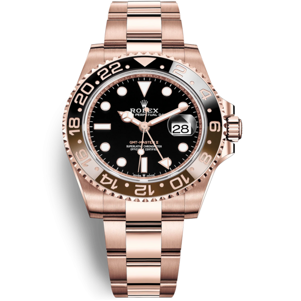 Đồng Hồ Rolex Oyster Perpetual GMT-Master II 40mm M126715CHNR chất liệu vàng Everose 18 ct