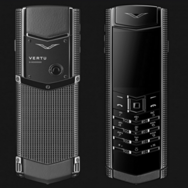 Vertu Signature S Clous de Paris Steel Black