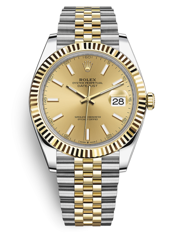 Rolex Oyster Perpetual Datejust 41mm 126333 chất liệu Rolesor vàng - hỗn hợp thép Oystersteel dây đeo Jubileemáy cơ Perpetual Calibre 3235