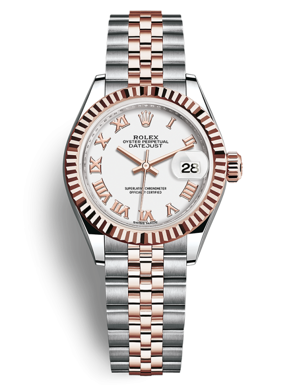 Rolex Oyster Perpetual Lady-Datejust 28mm 279171-010 dây đeo Jubilee