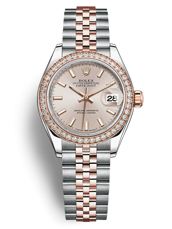 Rolex Oyster Perpetual Lady-Datejust 28mm 279381-001 dây đeo Jubilee