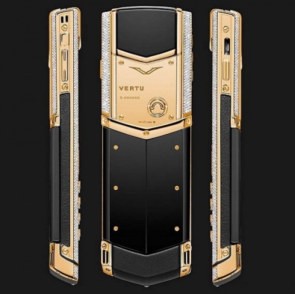 vertu signature s yellow gold