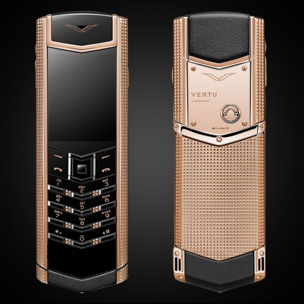 Vertu Signature S Clous de Paris Rose Gold Bespoke