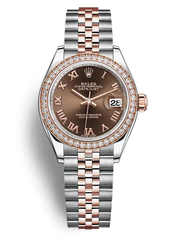 Rolex Oyster Perpetual Lady-Datejust 28mm 279381-003 dây đeo Jubilee