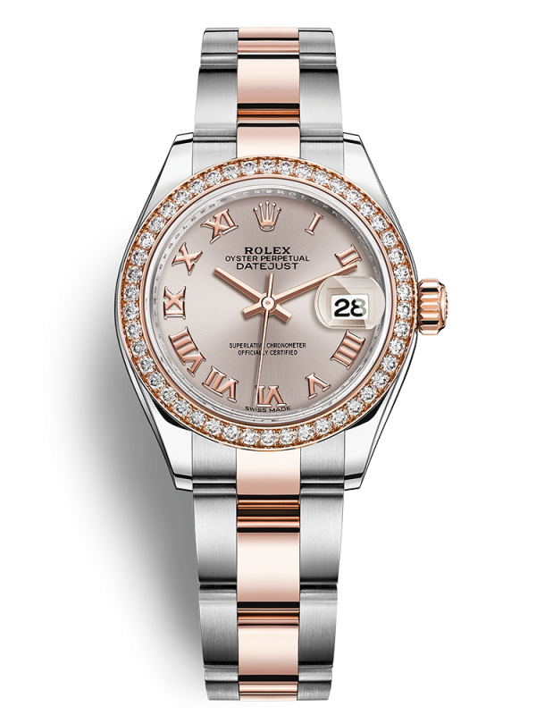 Rolex Oyster Perpetual Lady-Datejust 28mm 279381-011 dây đeo Oyster