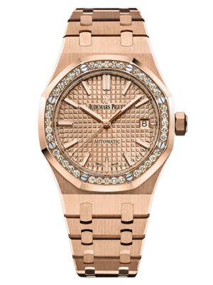 Phiên bản vàng hồng với hoa văn của Grande Tapisserie dây đeo vàng 18 cara