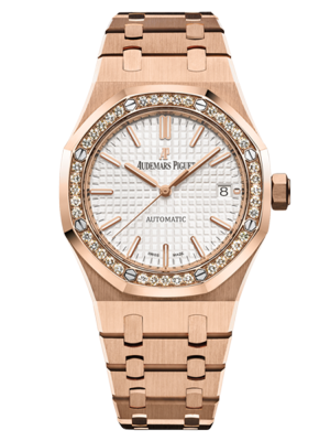 Phiên bản màu bạc với hoa văn của Grande Tapisserie dây đeo vàng 18 cara