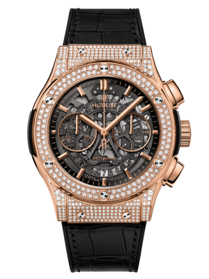 Phiên bản vàng 18K được đánh bóng với 244 viên kim cương dây da cá sấu