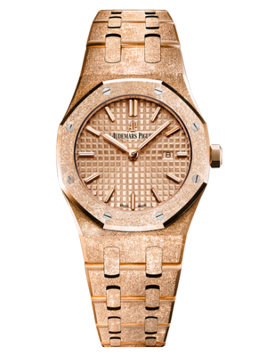 Phiên bản màu vàng hồng với hoa văn của Grande Grande Tapisserie dây đeo vàng hồng 18 cara