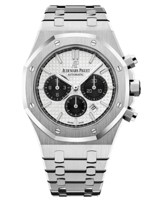 Phiên bản mặt số màu bạc với hoa văn của Grande Tapisserie dây đeo thép không gỉ