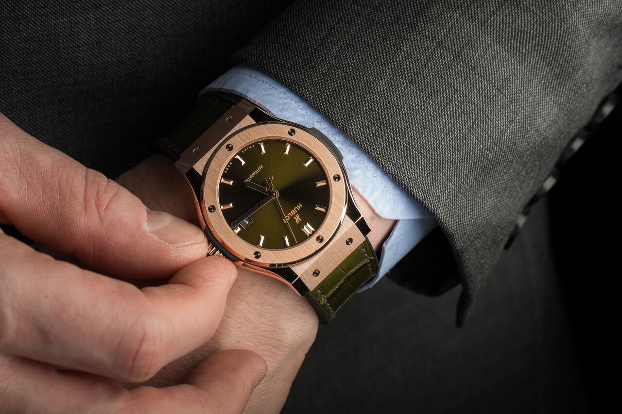 Hublot Classic Fusion Green Gold