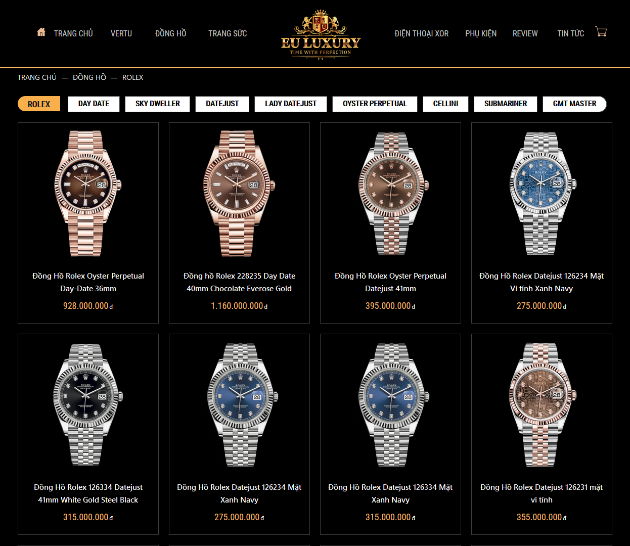 đồng hồ rolex chính hãng 