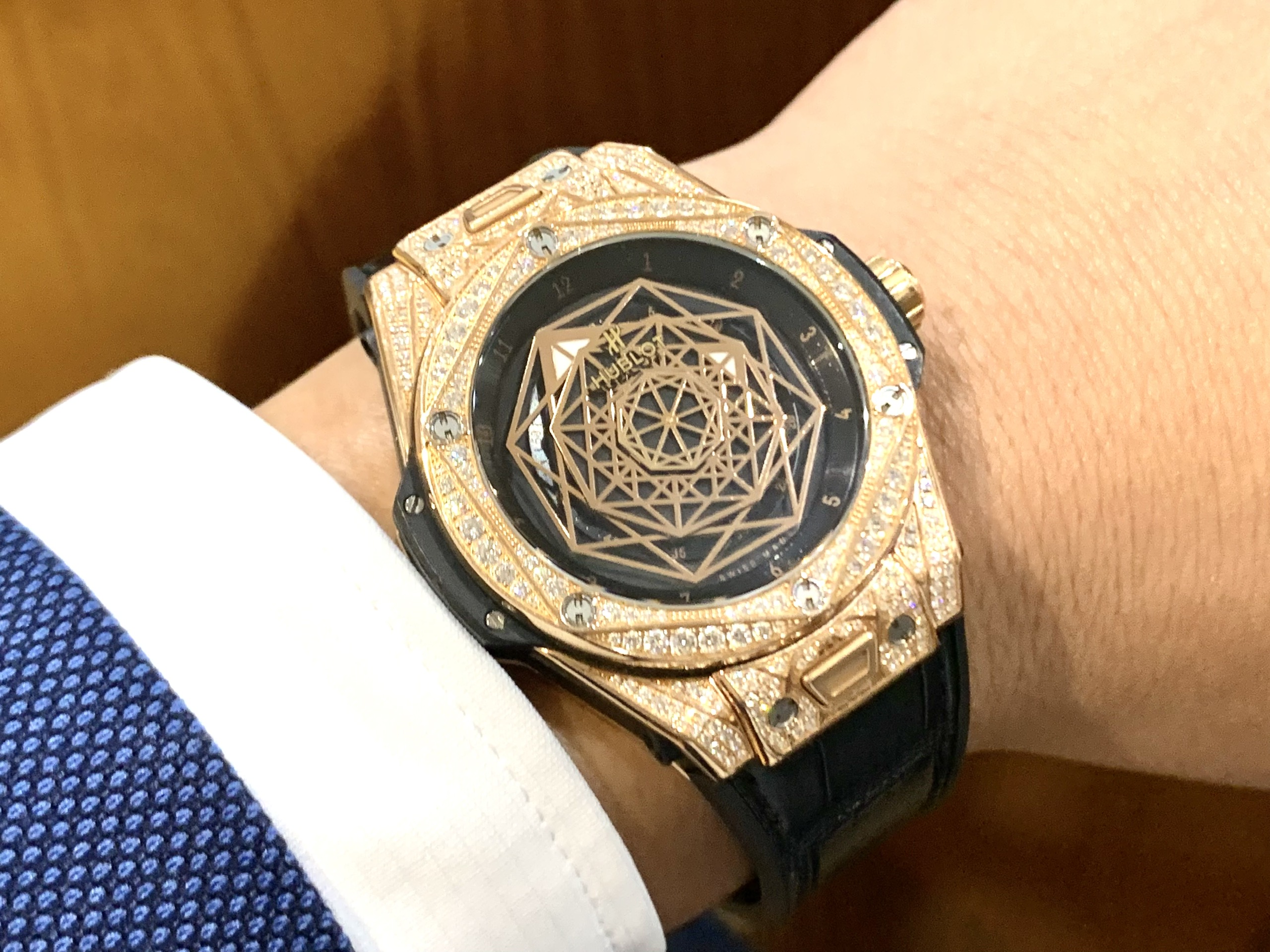 Đồng Hồ: Hublot Classic Fusion 33mm Độ Viền Moissanite Mặt Số Đen - đồng hồ  siêu cấp, đồng hồ replica, đồng hồ rep 1:1